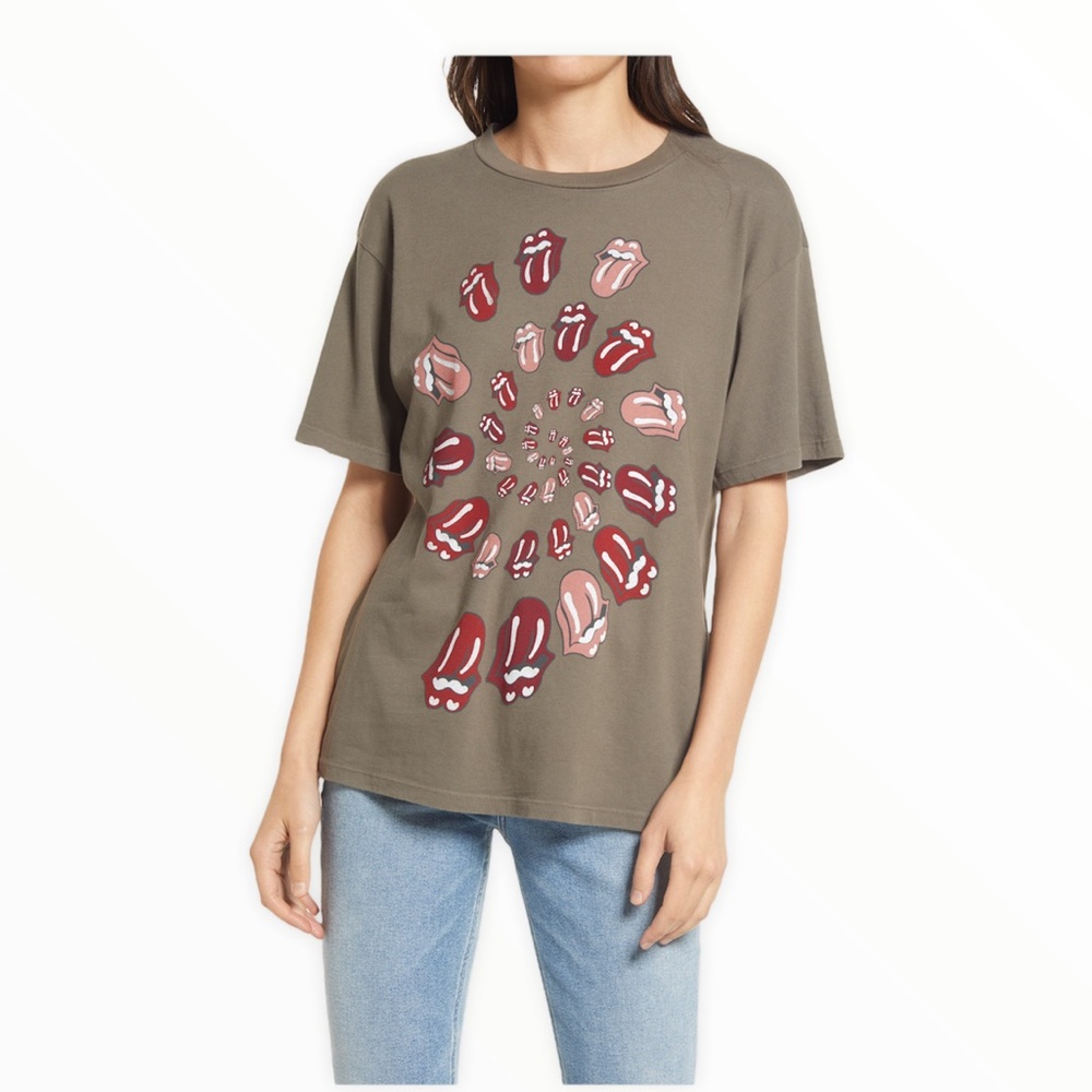 Daydreamer Rolling Stones spiral tongue tour tee